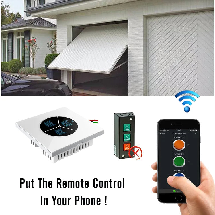 2019 New Product Wireless Remote Control Switch for Garage Door Tidesmit