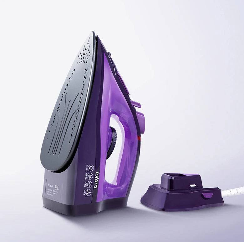 Tidesmit Lofans YD-012V cordless steam iron showing 280ml water tank and fast 35s heat-up technology detail view 7