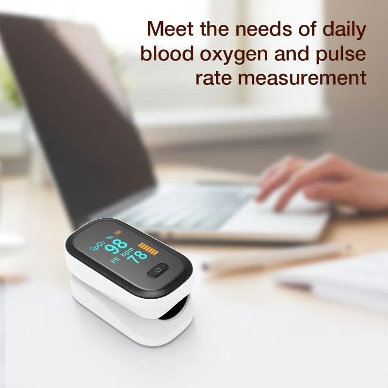 JianYouCare Medical Portable Finger Pulse Oximeter Saturometer Oxygen Saturation Oled Oximetro De Dedo Saturometro Monitor Child