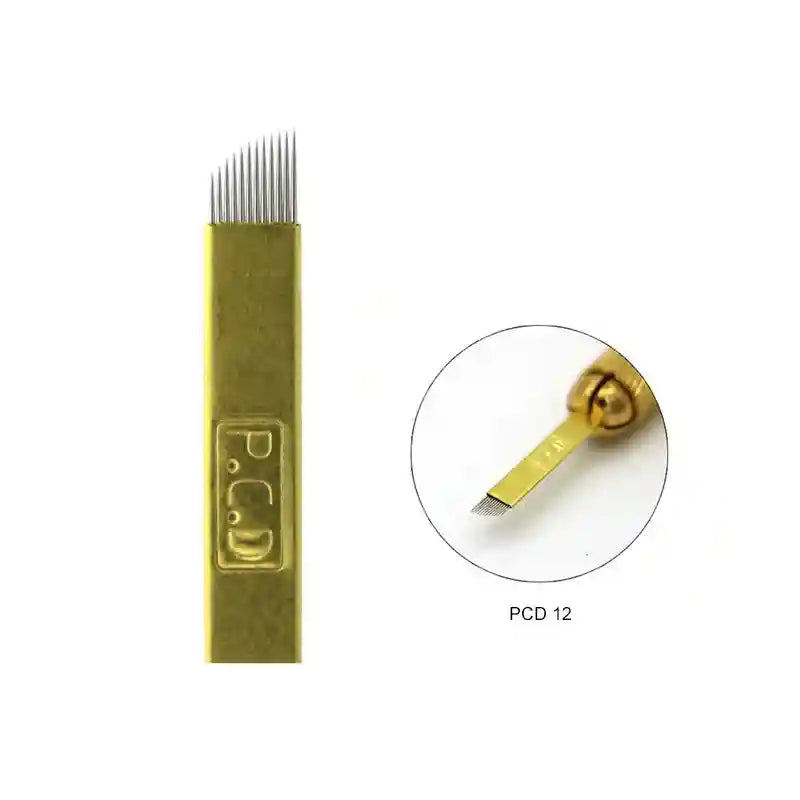 Microblading Needles for Manual Eyebrow Tattooing | PCD Blades Permanent Makeup Machines Tidesmit