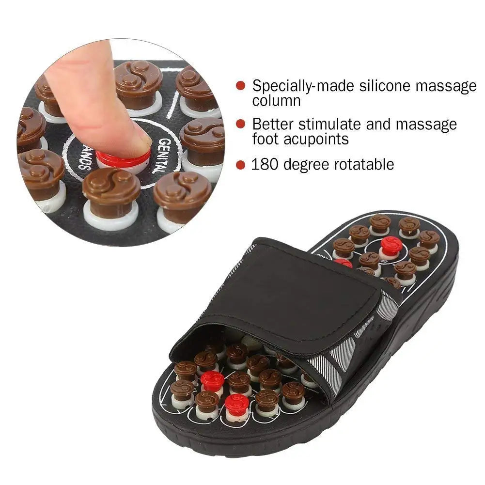 Acupuncture Foot Massage Slippers for Reflexology Relief - Tidesmit Relaxation Treatment Tidesmit
