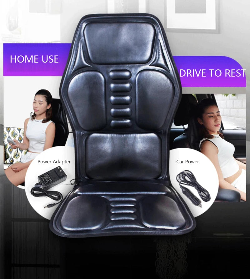 Tidesmit Electric Massager Cushion with Heat Therapy for Muscle Relief Massage Cushion Tidesmit