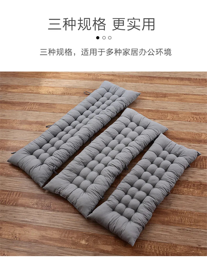 Cushion 1Pc Thick Long Seat Cushion Rattan Chair Sofa Cushion Garden Chair Cushion Tatami Mat Recliner Cushion