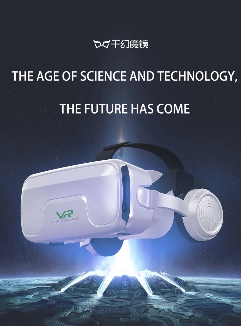 VR Headset for Smartphones - Immersive 3D Reality Glasses for Mobile Tidesmit