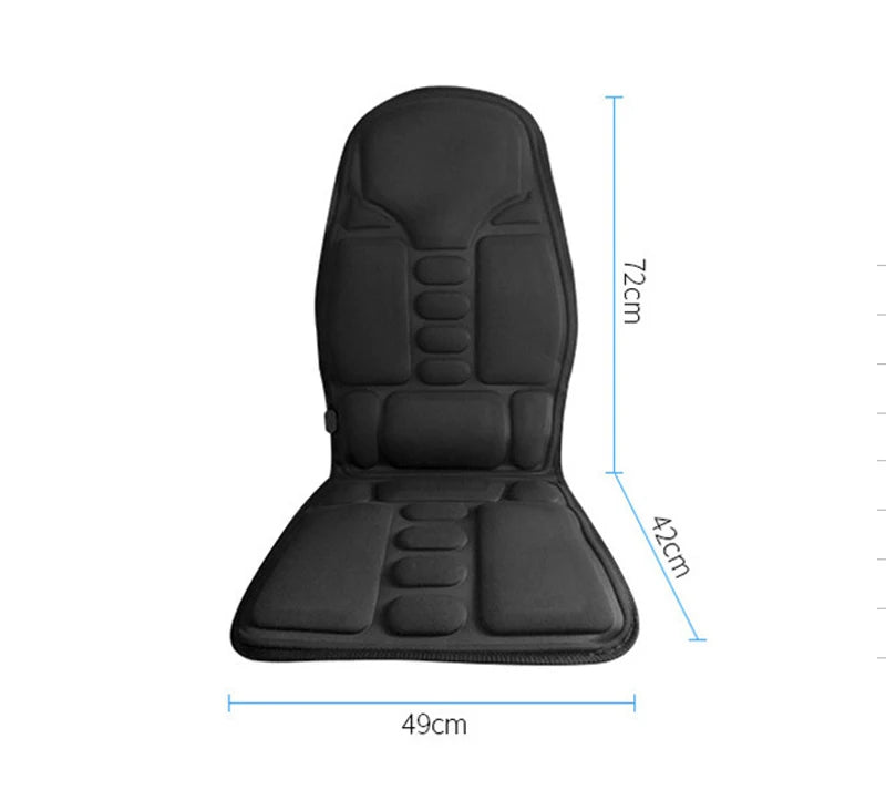 Heated Massage Seat Cushion for Back, Neck and Waist - Portable Relief Relaxation Treatment Tidesmit