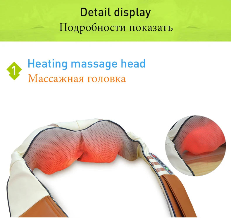 Electric Back Massager with Heat for Deep Tissue Muscle Relief Back Massage Instrument Tidesmit