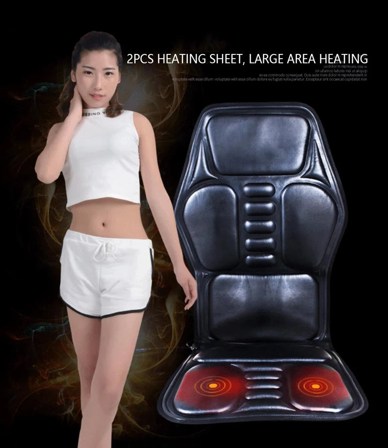 Tidesmit Electric Massager Cushion with Heat Therapy for Muscle Relief Massage Cushion Tidesmit