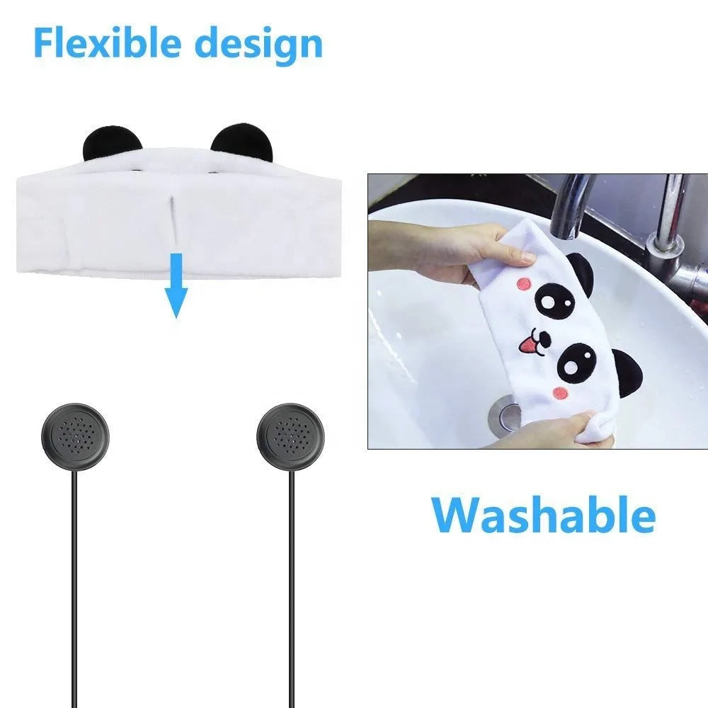 Bluetooth Headphone Headband Cute Kids Headband with Headphones Drop Shipping Headband for Sleeping Traveling Learning Tidesmit