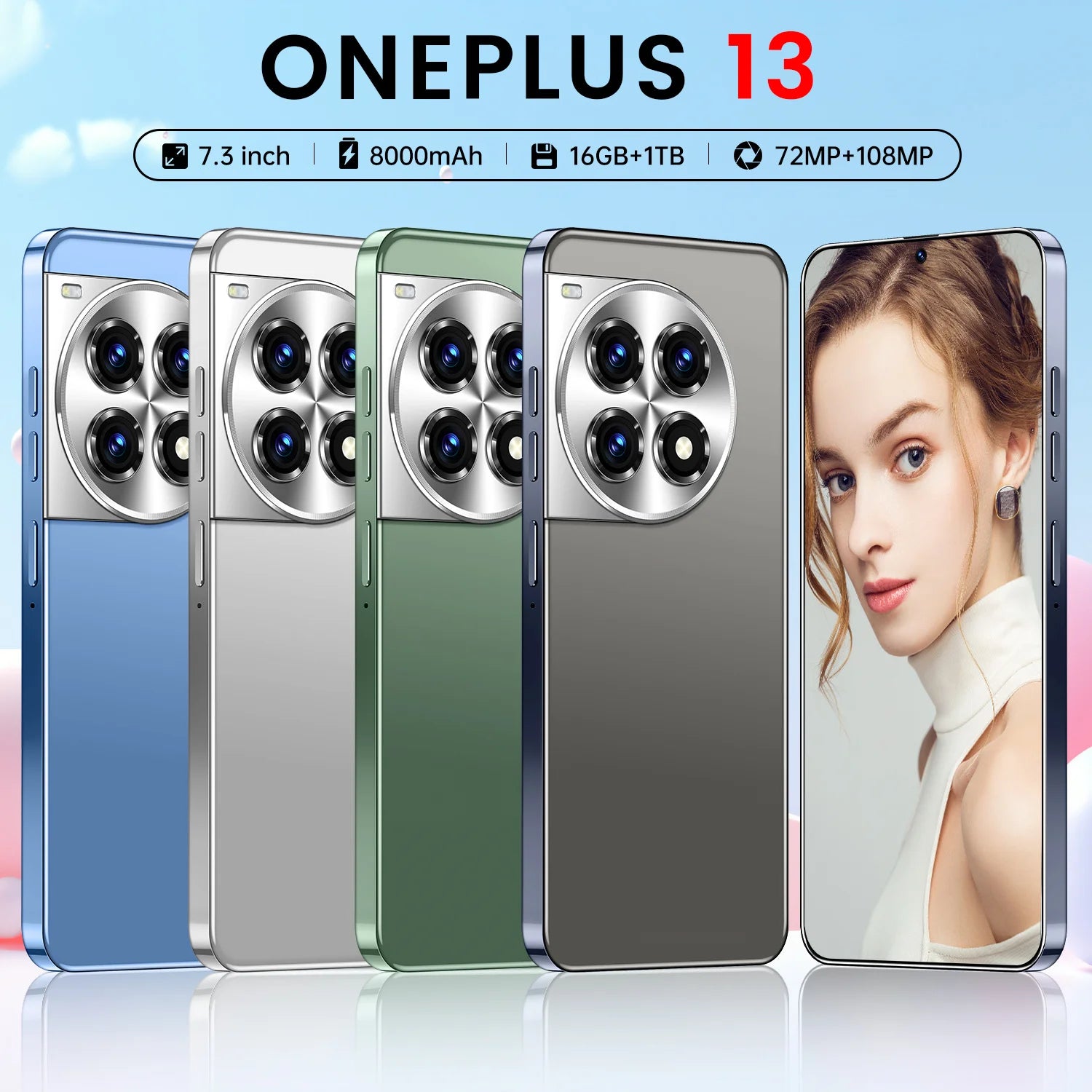 OnePlus 13 5G Smartphone 1TB 16GB RAM - High Performance Mobile Tidesmit