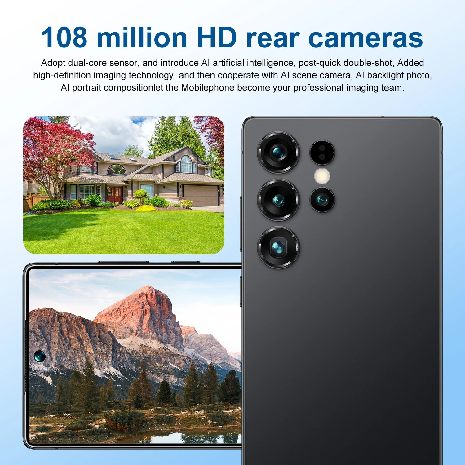 Factory Price Big Screen Phone S25 Ultra 16+1TB Global Version Android 5G Smartphone Dual-SIMdual-standby HD Unlocked Phones Tidesmit