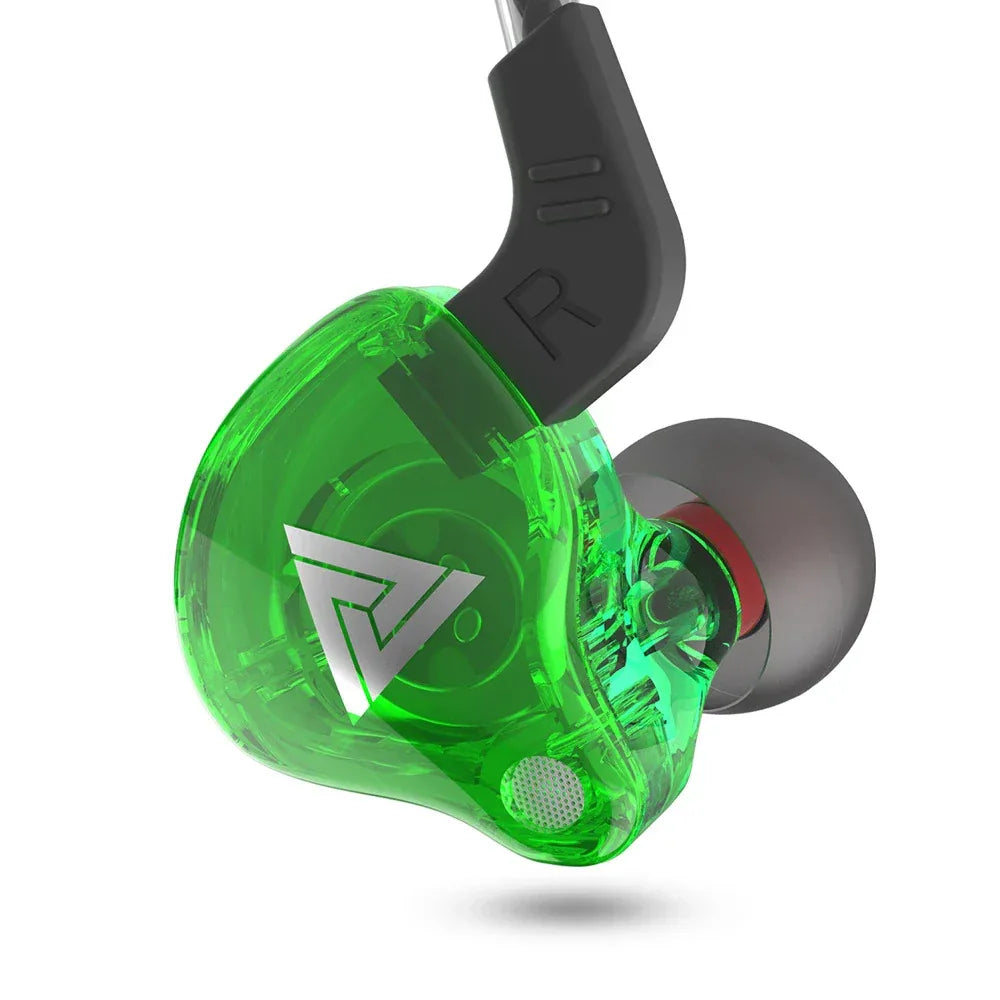 SK7 Wired Earphones With Microphone and Bass Stereo | Tidesmit AK6 Green 1 Tidesmit