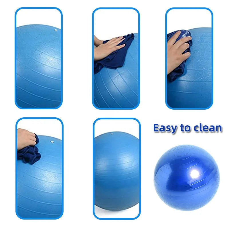 Pvc Yoga Balls 75cm Workout Exercise Ball for Midwifery Gym Ball Fitness Accessories Calisthenics Equipment Leg Massager Tidesmit