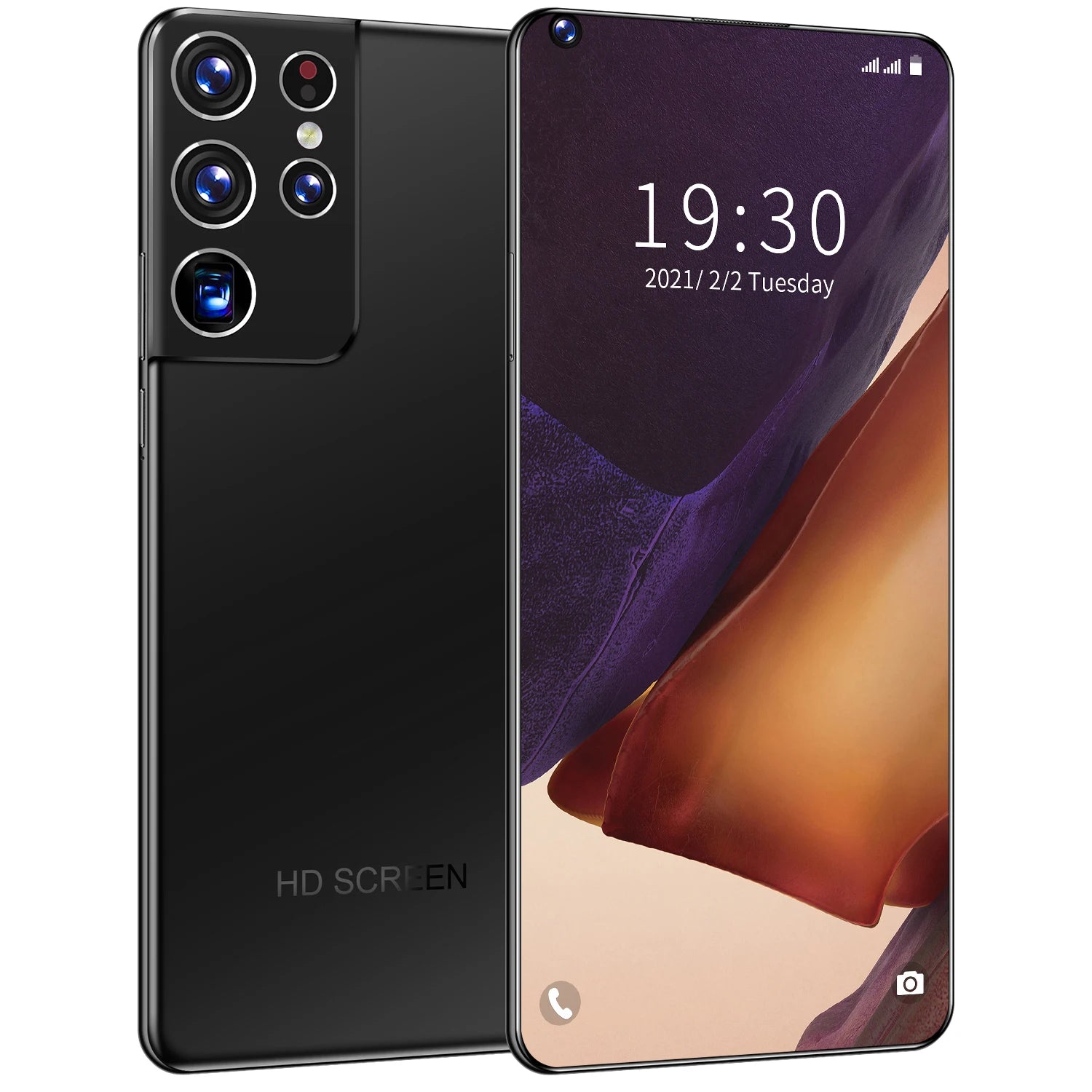 Hot Selling S25 ULTRA 12GB+512GB 6.7 Inch Phone Original Full Display Android 14.0 Mobile Cell Smart Phone Black 12g Tidesmit