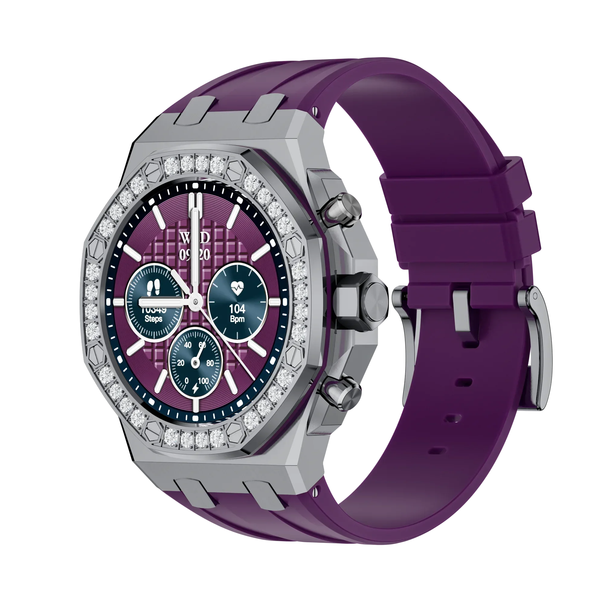 Wedtserha Classic Men's Business Smart Watch BT Call GPS Navigation Heart Rate Monitor Sports Fitness Tracker for AW47 - Tidesmit