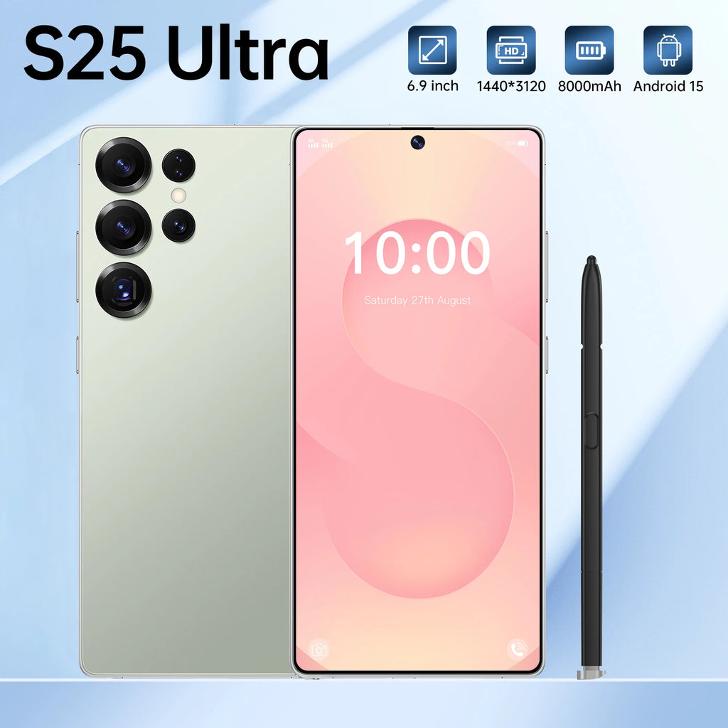 S25 Ultra 5G Smartphone – 6.9 Inch AMOLED Display 128GB Unlocked Mobile Tidesmit