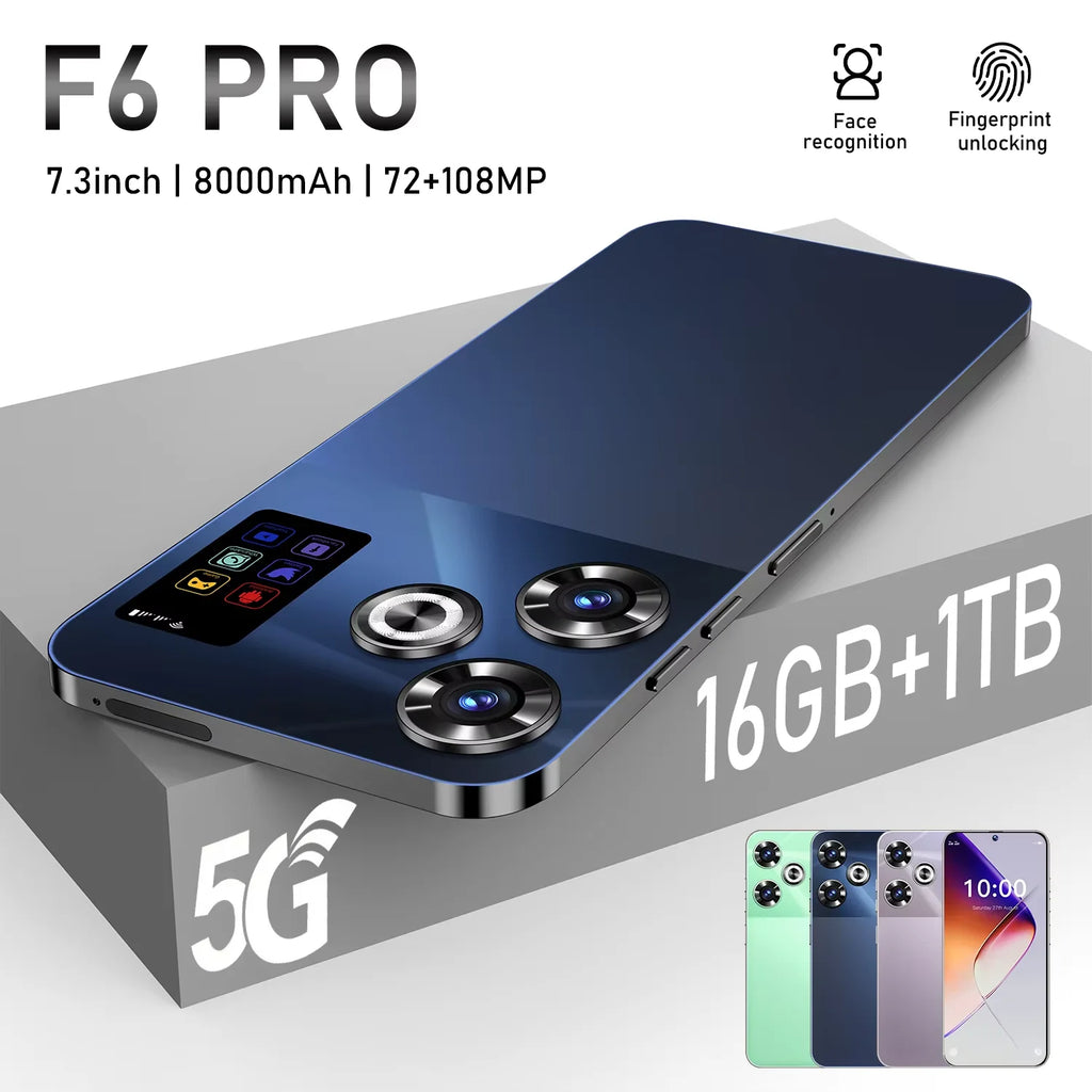 Tidesmit 5G Smartphone, 16GB RAM, 1TB Storage, 108MP Camera Tidesmit