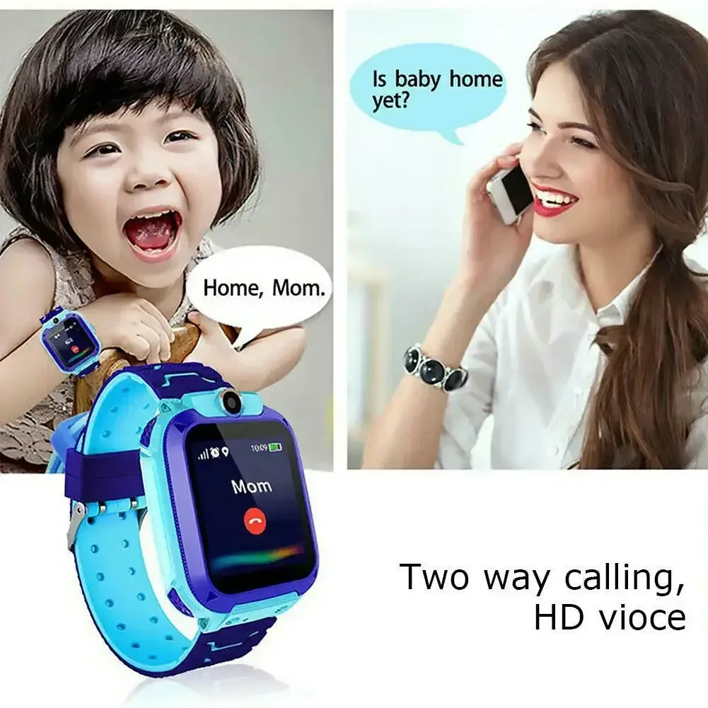 Q12 Kids Watch 1.44 Inch LBS Positioning IP67 Anti-lost Smart Watch Tracker SOS SIM Call GSM SIM Xmas Gifts for Child Kids Q12 - Tidesmit