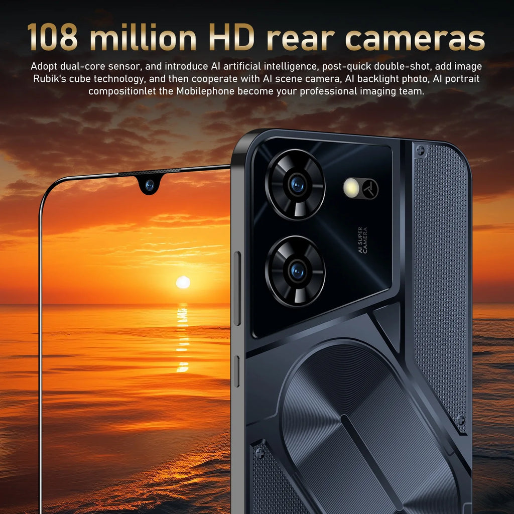 New 5g Smartphone Pova 5 Pro Cross-border Mobile Phones 7.3 Inch Incell Screen 2+16G Foreign Trade Smart Phone Tidesmit