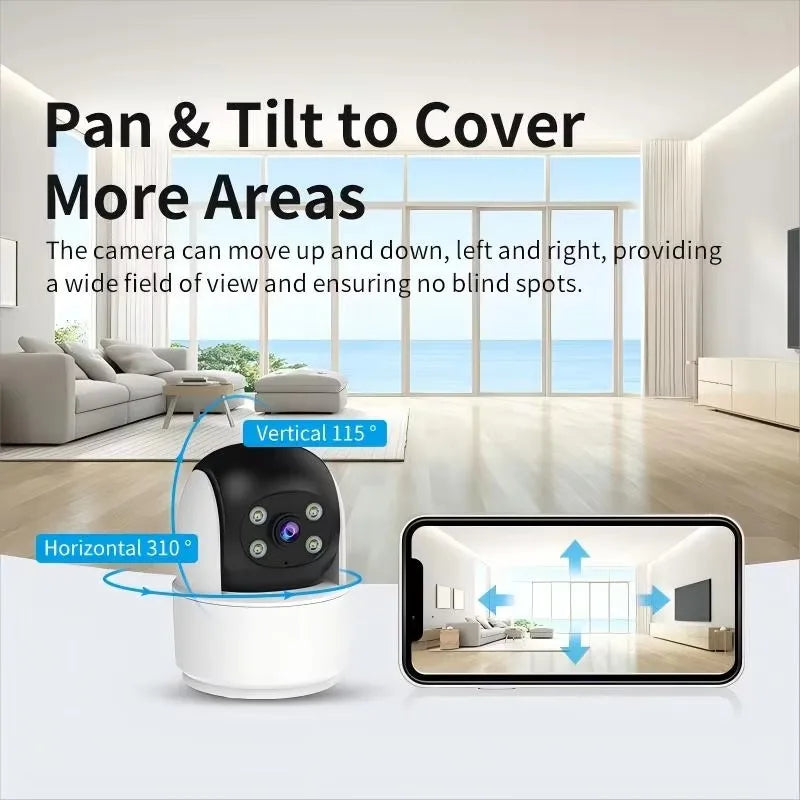 2024 Newest O-KAM Pro APP FHD Resolution Indoor Wifi Camera Home Security PT Wireless IP Network Baby Monitor NVR SD CCTV Tidesmit