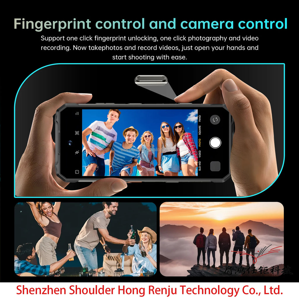 Tidesmit X27 Ultra 5G smartphone with 6.8 inch display 10000mAh battery and Android 14 in sleek modern design