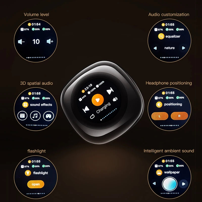 True Wireless 5.4 Earphones Earclip CT11 TWS Earbuds Air Conduction Waterproof Sports Headphones Gaming Headset With Memory Card Tidesmit