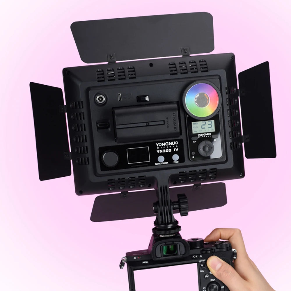 RGB LED Video Light Panel | Adjustable 3200-5600K DSLR Lighting Tidesmit
