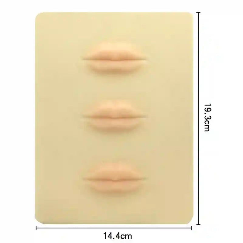 3D Lip Practice Skin for Microblading – Realistic Latex Training Mat Permanent Makeup Machines Tidesmit