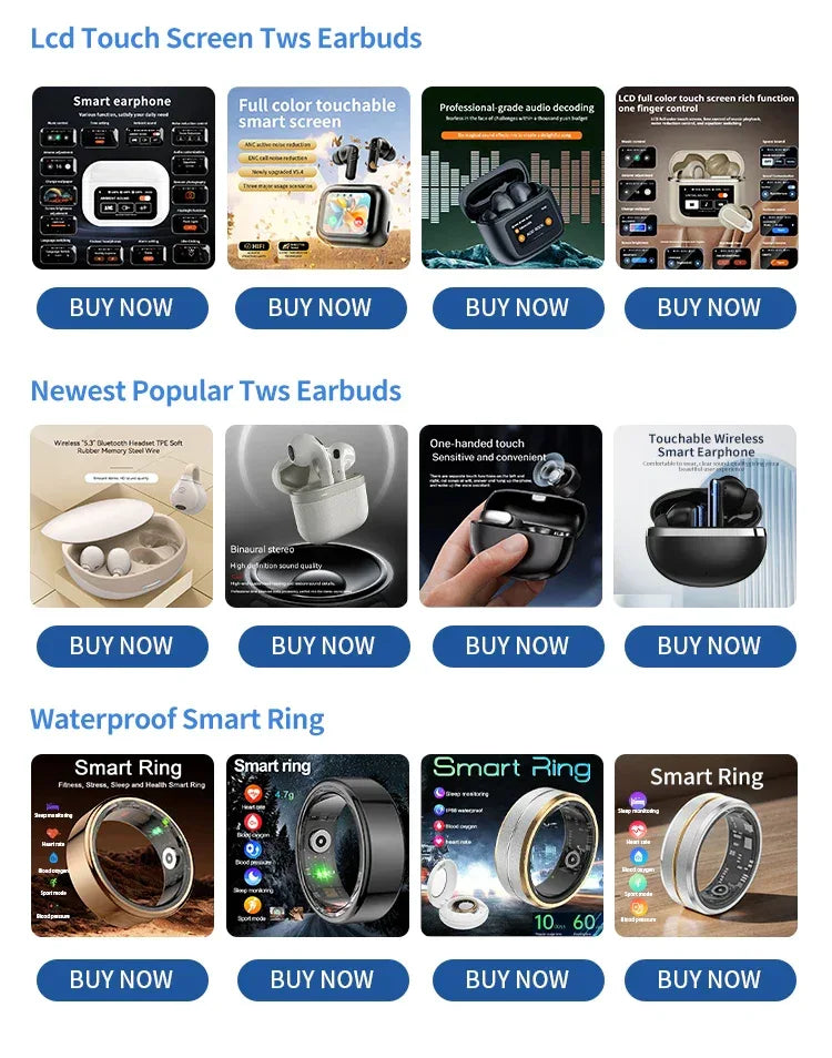 Super Mini NFC Smart Health Tracker Best-Selling IP68 Fitness Body Ring With App Record Sport & Health Features - Tidesmit