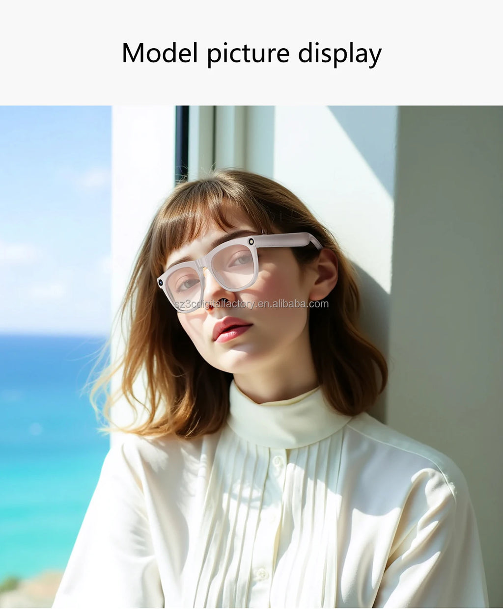 NextGen CY01 Smart Glasses AIPowered Translation 8.0MP Camera Multimedia Player AR Hardware Glasses Tidesmit