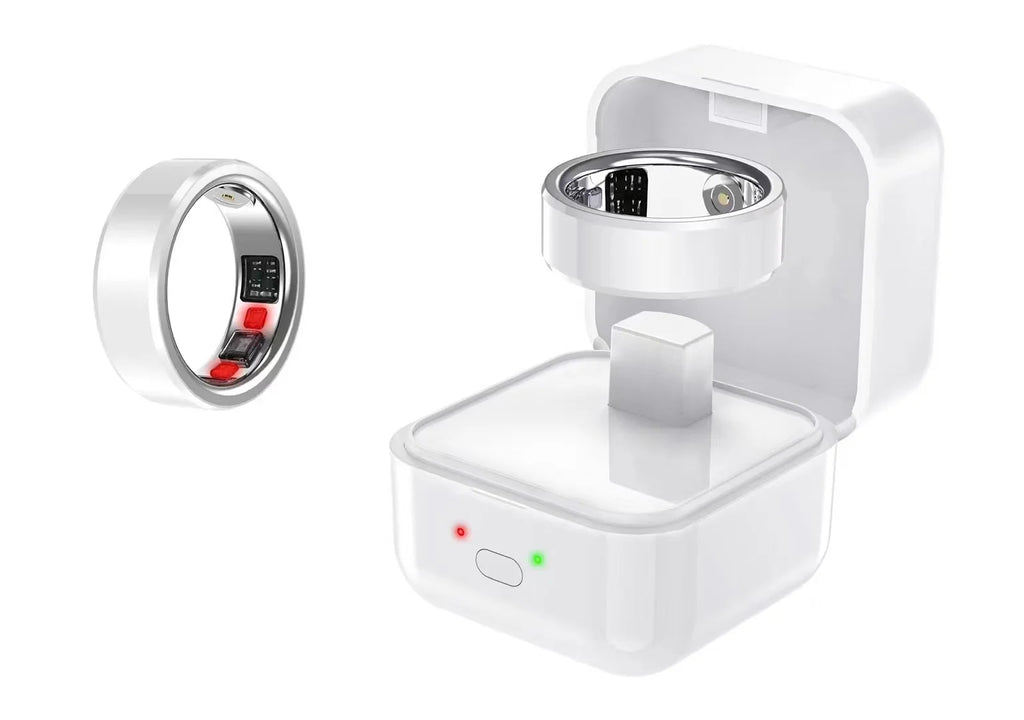 2024 Smart Ring Remote Control Sleep Monitoring Smart Rings for Sleep Tracker Thermometer Health Tracker with Cable Charge Tidesmit