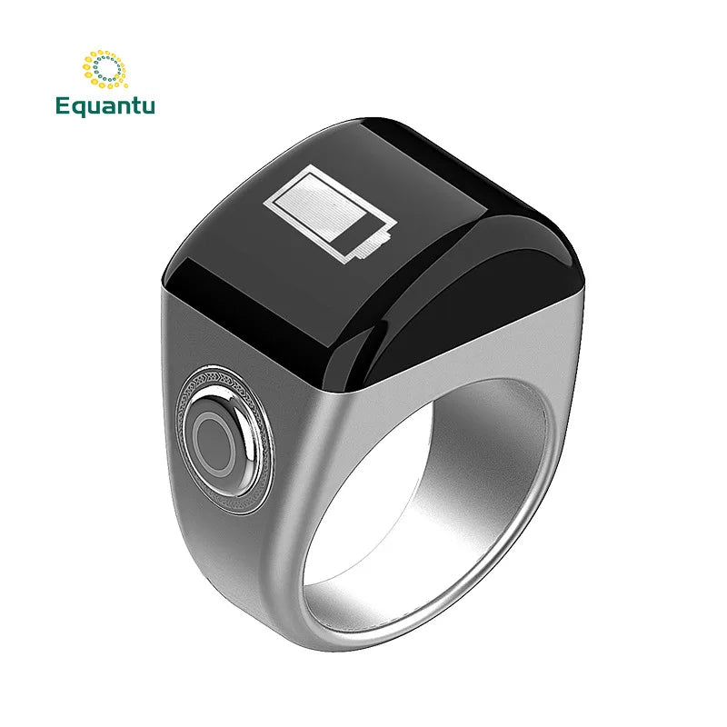Middle East Best Seller Waterproof NFC Smart Ring with Sleep Tracker IOS Compatible for Bluetooth APP Connected Plastic qb702lite silver 22mm Tidesmit