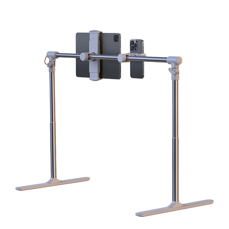 Jopree F5 Live Makeup Flexible Mmulti-Functional Selfie Led Ring Light With Phone Holder Overhead Bracket Set With Soft Light Tidesmit