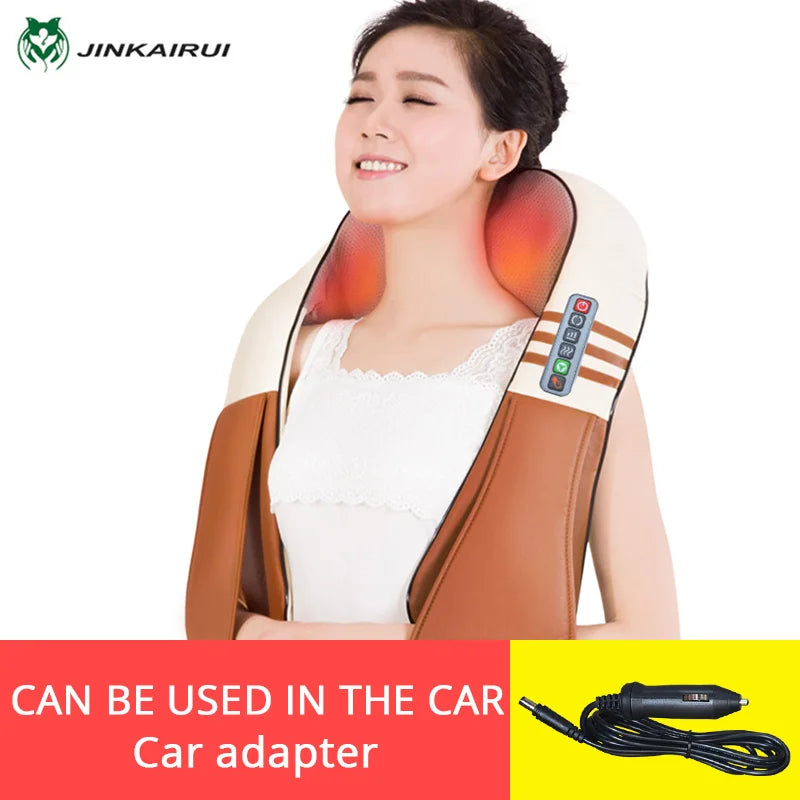 Neck and Shoulder Massager with 16 Heating Nodes - Tidesmit EU Relaxation Treatment Tidesmit