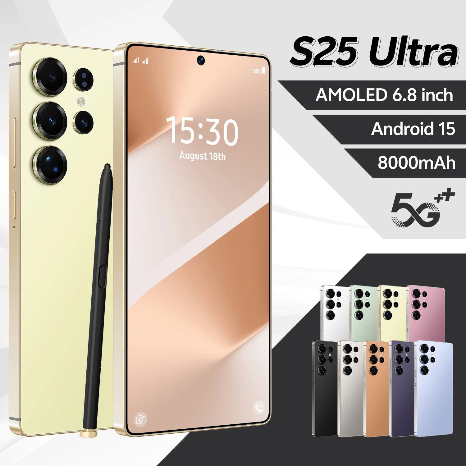 S25 Ultra 5G Smartphone 16GB RAM 1TB Storage - Dual SIM Android Tidesmit
