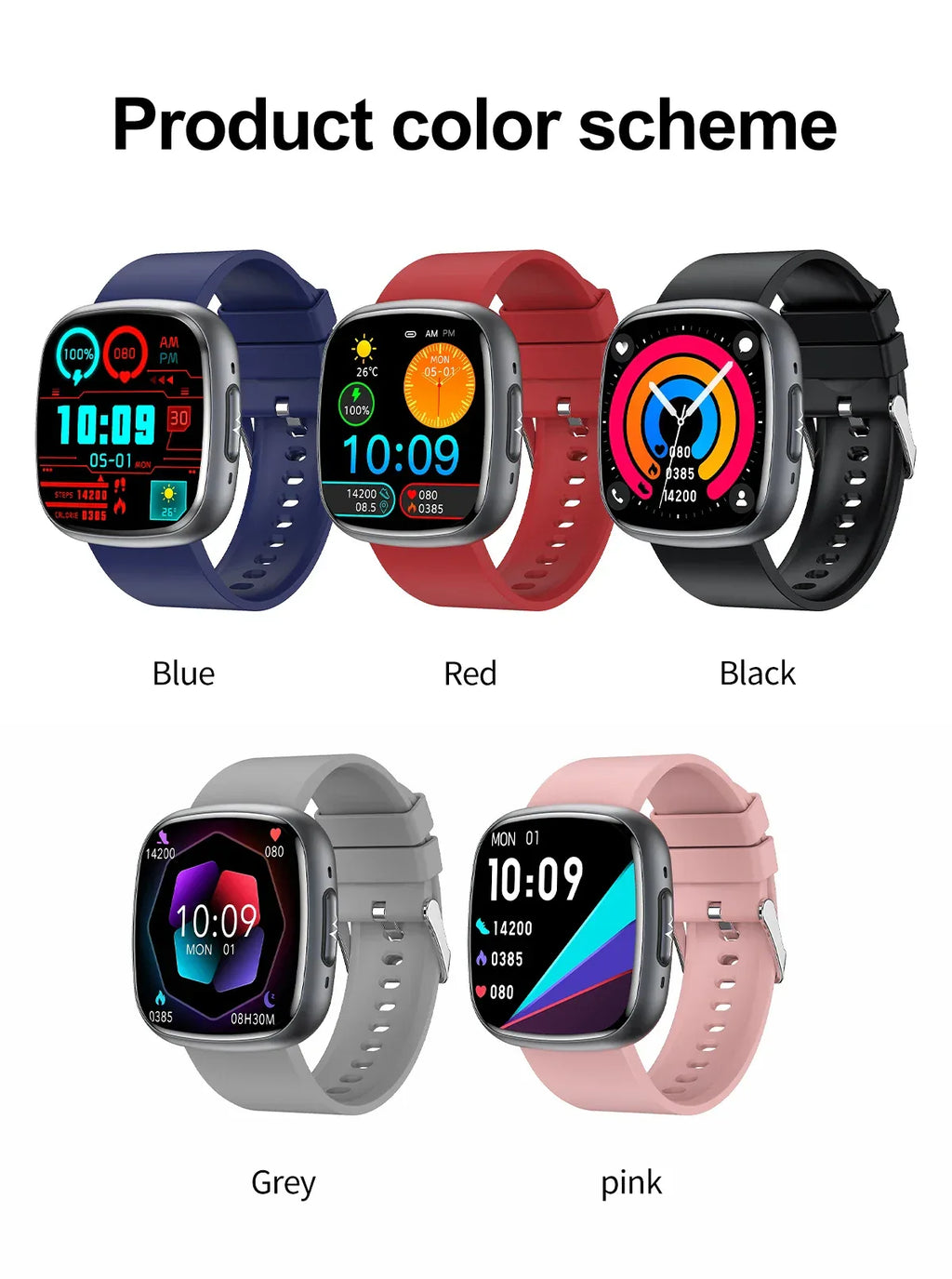 2025 New Electronics Reloj Inteligente Free Shippings Items Smart Watch Fitness Tracker Sport Smartwatches - Tidesmit