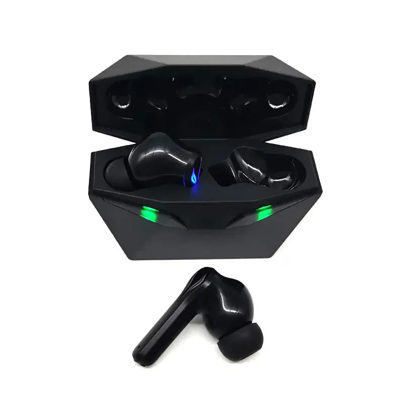 J116 TWS Gaming Tws Earbuds With Cool Breathing Light Charging case Low Latency Headset Long Battery Life Wireless Earphone Tidesmit