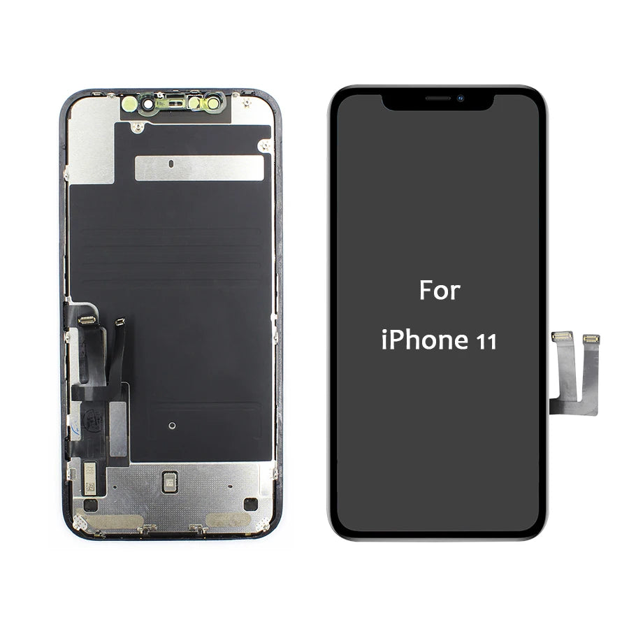 Factory Wholesale Different Brand Models Mobile Phone LCD Touch Screen Display for Iphone XR 11 Lcd Screen With Screen Protector Black Tidesmit