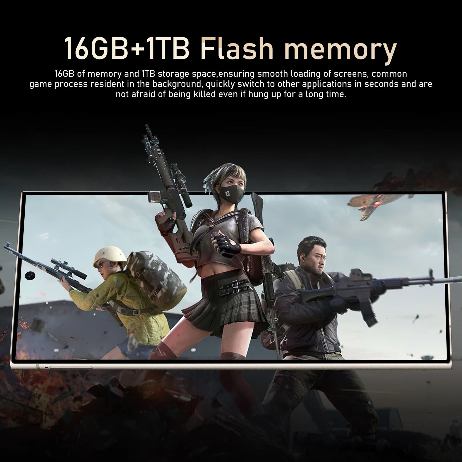 S24 Ultra 5G Smartphone 1TB 16GB RAM 7.3 Inch AMOLED Display Tidesmit