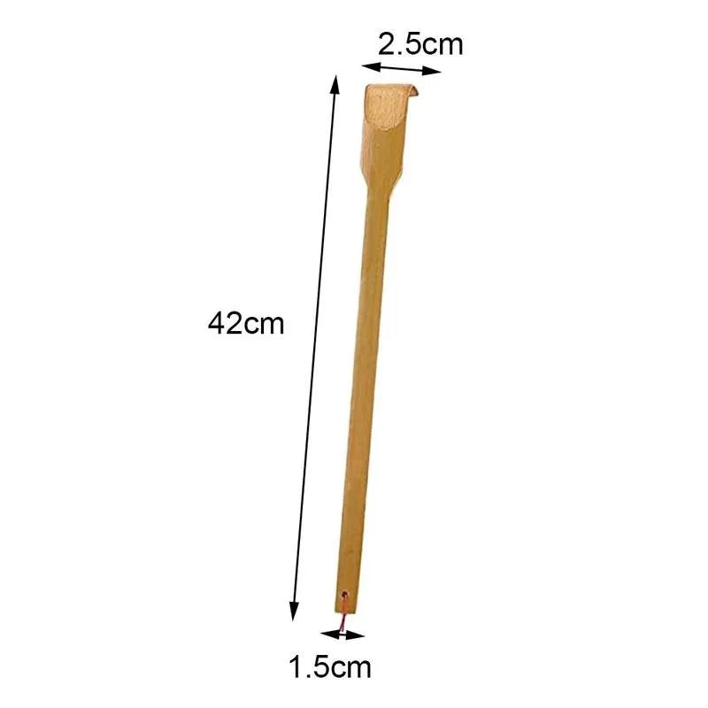 Bamboo Back Scratcher – Ergonomic Massage Stick for Muscle Relief Back Massage Instrument Tidesmit
