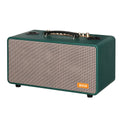 Super Bass Retro Wooden Wireless BT Karaoke Speaker Active HIFI Music Woofer RGB USB Connectivity Battery Computer Mobile Phone Grass Green My Store