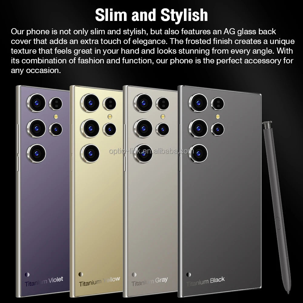2024 New Ultra-high Speed S24 Ultra 16GB+1TB 5G Smart Phone 7.2-inch 3-7MP Snapdragon 8+2 Android 14 Game Phone Tidesmit