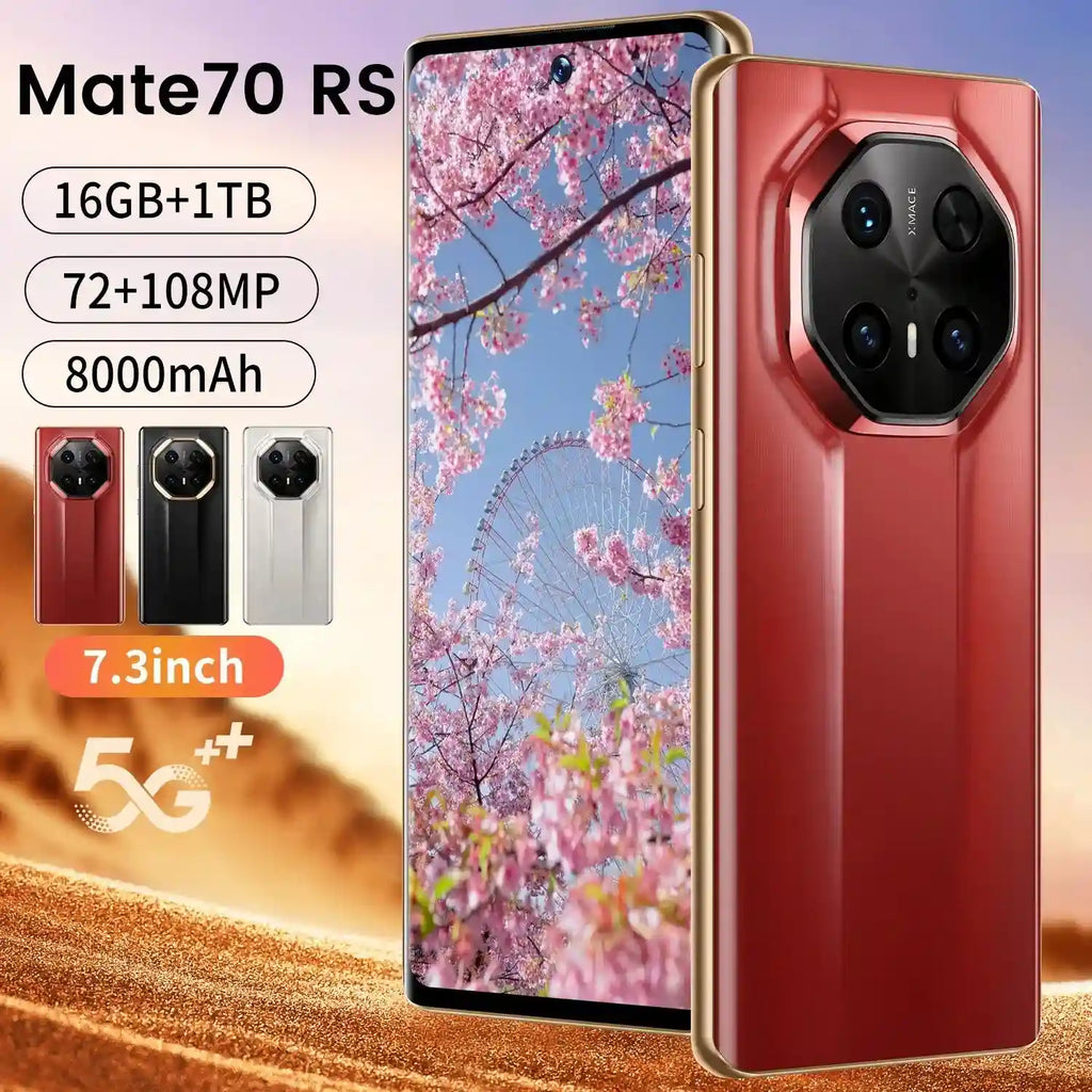 5G Smartphone 7.3 Inch AMOLED Display 16GB RAM 1TB Storage Tidesmit