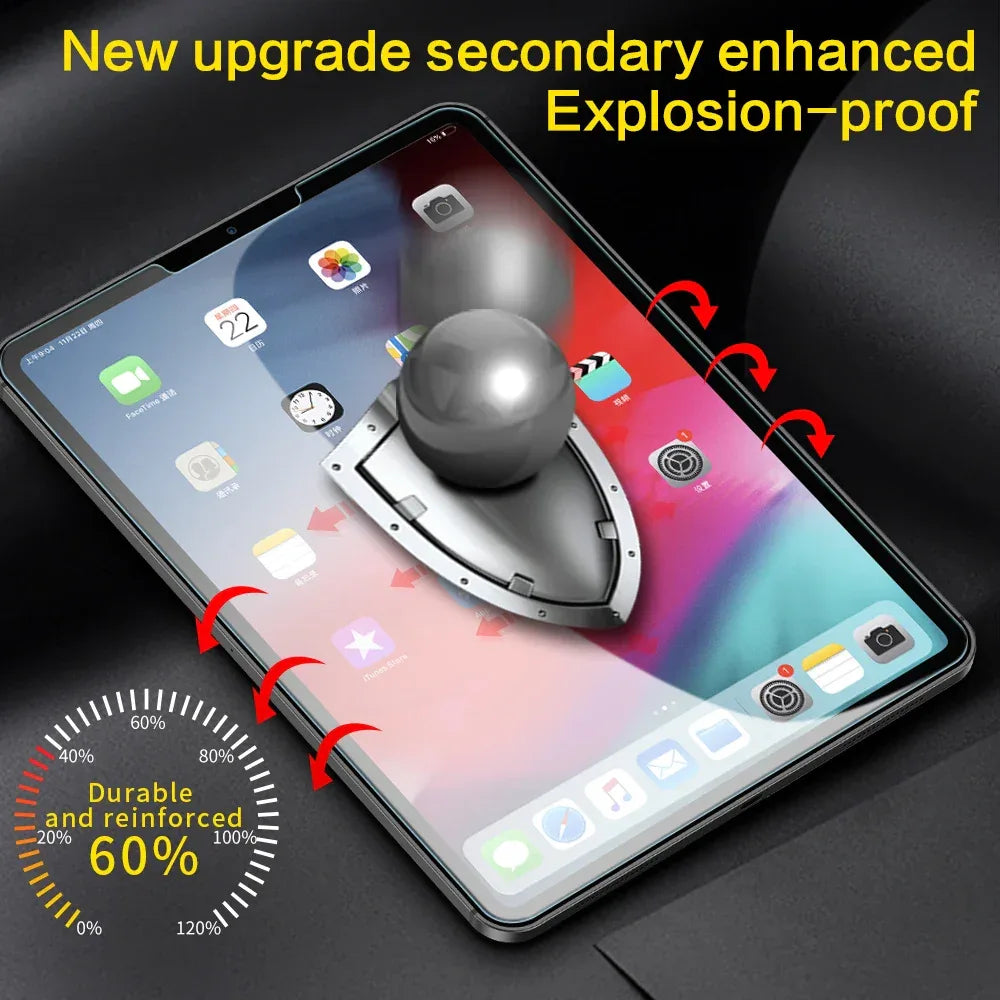 iPad Pro Screen Protector: 9H Tempered Glass Anti-Scratch Shield Tidesmit