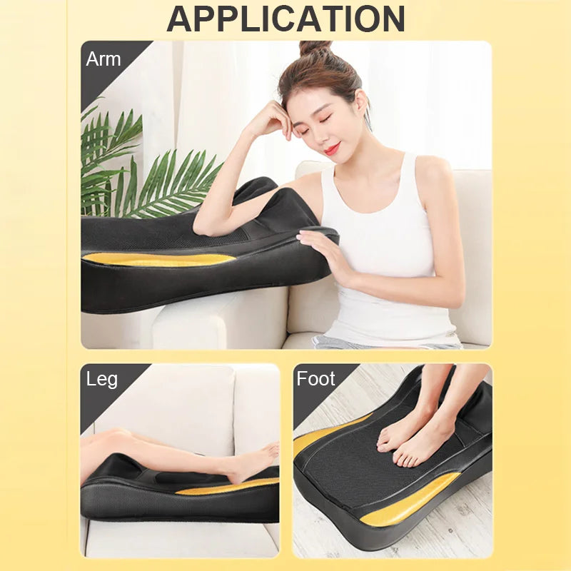 Shiatsu Back Massager with Heat for Deep Tissue Muscle Relief Back Massage Instrument Tidesmit