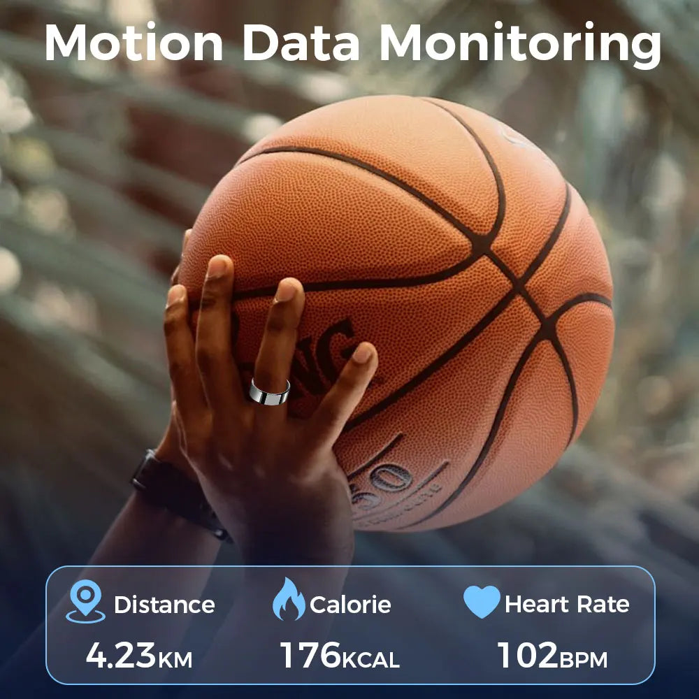 VALDUS VR11 Men Women Sleep Heart Rate Monitor Fitness Tracker Health Smart Ring Tidesmit