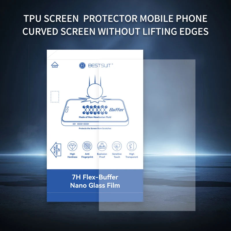 High Quality 120x180mm Raw Hd Material Hydrogel Film Sheet Mobile Phone Film 7h Screen Protector for iPhone 14 15 16 (Pack x 50 Units) Tidesmit