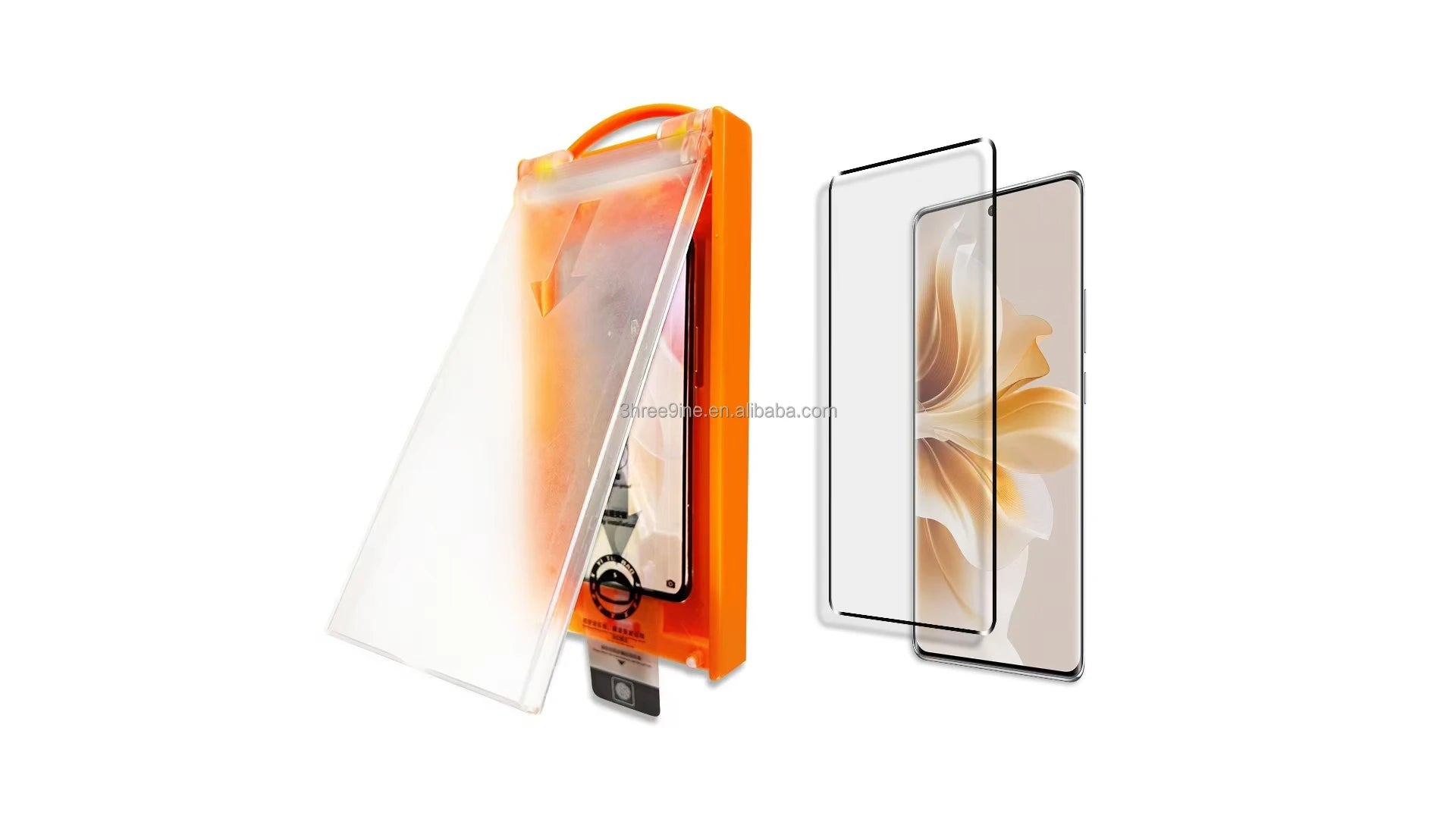 Automatic Alignment 3D Curved 9H Hardness Tempered Glass Screen Protector Dust Proof & Anti-Shock for Samsung S23/S24 Tidesmit