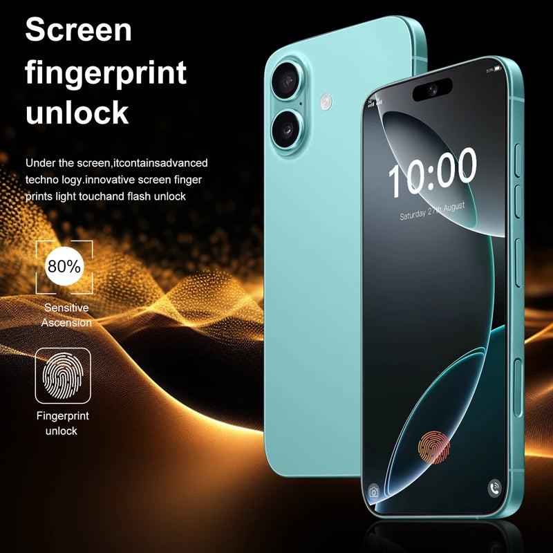 2025 New Android Low Price Unlocked I16 Plus Smart Phone Original Unlocked Celular Unlocked Mobile Phone Tidesmit
