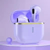 X85 TWS for BT Earbuds Semi-In-Ear Wireless Non-Noise Cancelling Earbuds LED Battery Long Standby for Gaming E-Sports portable Purple X85 Tidesmit