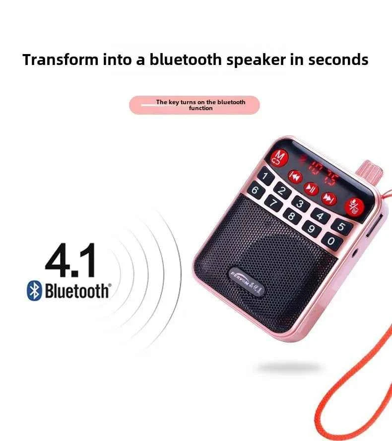 M-39 Portable for Bluetooth Card Speaker with Flashlight Function Wholesale Radio for Seniors Singing Opera Storytelling My Store